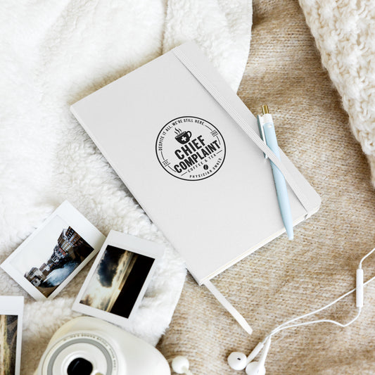 The Paper Chart Notebook in white, hardcover lined notebook for doctors and nurses, physician owned